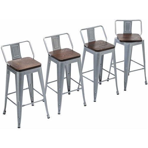 Williston Tauber Set of 4 Swivel Counter & Bar Stool & Reviews